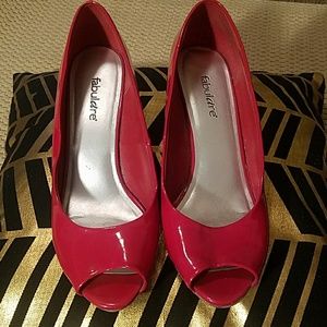 Beautiful Red Wedges 👠👠